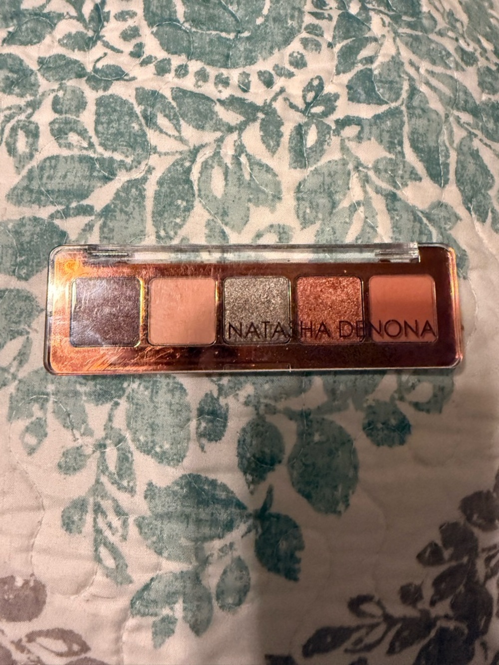 Natasha Denona Mini Eyeshadow Palette — Copper, Peach, Champagne, Plum, Bronze